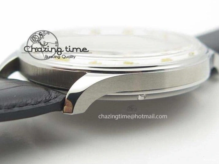 MIROTIME 0501 Sustainable Portuguese IW545408 White Dial ZF 1:1 Best Edition On Dark Blue Leather Strap 7335